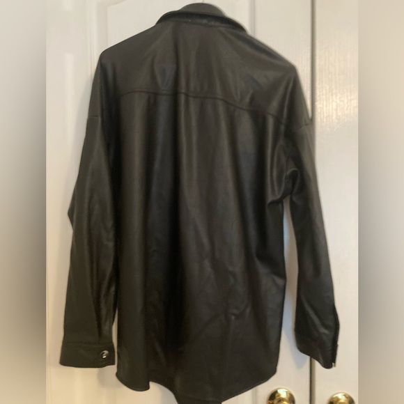 ✨NWT✨ Ardene Faux Leather Shirt Jacket - Picture 2 of 3